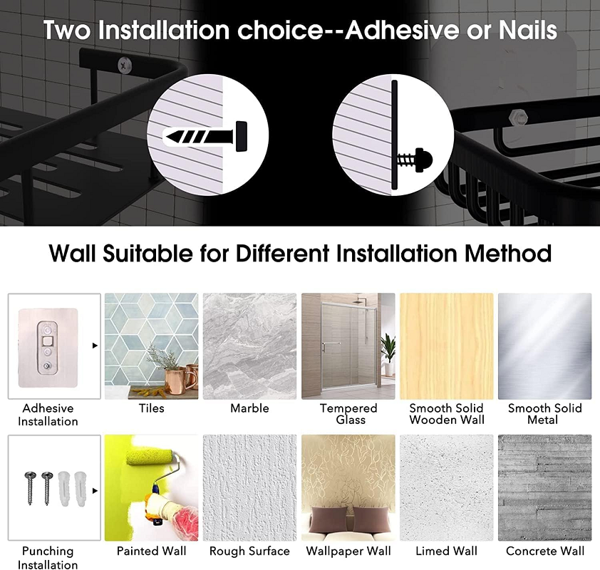 Juego de 4 Estante Organizador Regadera